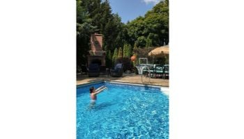 Global Pool Products X2 Basketball Set | 17.5" Anchor Spacing | Dual Pole with Net & Ball | Sand Frame | No Anchors | GPP-X2BB-SD