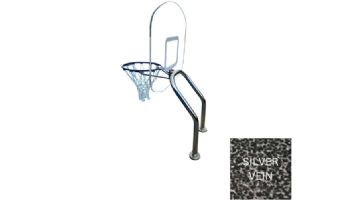 Global Pool Products X2 Basketball Set | 17.5" Anchor Spacing | Dual Pole with Net & Ball | White Frame | No Anchors | GPP-X2BB-WH