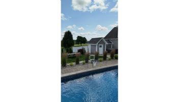 Global Pool Products X2 Basketball Set | 16" Anchor Spacing | Dual Pole with Net & Ball | Copper Vein Frame | No Anchors | GPP-X2BB16-CV