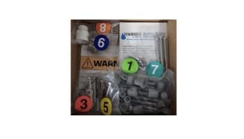 Global Pool Products Hardware Kit for Tidal Wave Pool Slide | GPPSTW-HWK-S