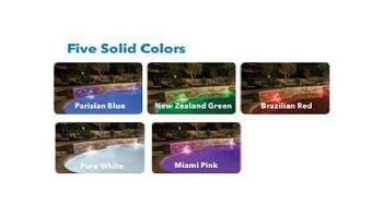 J&J Electronics ColorSplash LXG-W Series RGB + White LED Pool Lamp | 120V | LPL-P2-RGBW-120