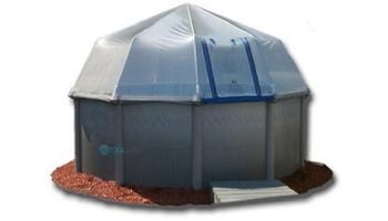 Fabrico Sun Dome Replacement Vinyl for Above Ground Pools | 12' x 24' Oval | 211181