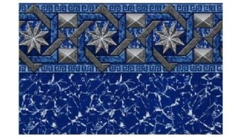 12' x 24' Oval HII (Doughboy) Evening Star E-Z Clip Pool Liner | 52" Walls | 0-2412 STAR 2
