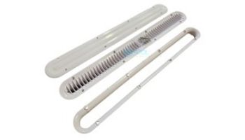 Aquastar 32" Channel Drain Debris Catcher Anti-Entrapment Insert, Cover, Buzz Top Cover and Screws Only | Without Sump or Frame | VGB Series | Dark Gray | 32CDLTNFK105