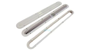 Aquastar 32" Channel Drain Debris Catcher Anti-Entrapment Insert, Cover, Buzz Top Cover and Screws Only | Without Sump or Frame | VGB Series | Dark Gray | 32CDLTNFK105