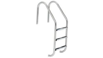 SR Smith Standard Crossbrace Plus 3-Step Commercial Ladder | Marine Grade - Stainless Steel Treads | 10112-MG