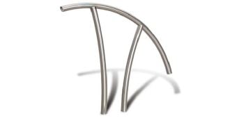 SR Smith Artisan Series Hand Rail Single | .065 Thickness 304 Stainless Steel 1.90" OD | Powder Coated Pearl White | ART-1001S-PW