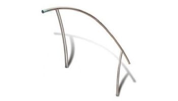 SR Smith Artisan Series Stair Rail Single | .065 Thickness 304 Stainless Steel 1.90" OD | Powder Coated Rock Gray | ART-1002-RG