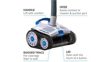 Hayward TracVac Suction In Ground Pool Cleaner | W3HSCTRACCU