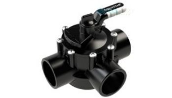 AquaStar FlowStar 2-Way Valve with Rubber Handle | 1.5" x 2" | AV2W15C