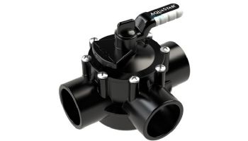 AquaStar FlowStar 3-Way Valve with Rubber Handle | 2" x 2.5" | AV3W20C