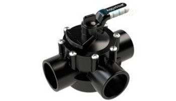 AquaStar FlowStar 2-Way Valve with Rubber Handle | 1.5" x 2" | AV2W15C