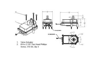 AquaStar FlowStar Valve Actuator | 24V 50/60 Hz | AVA24
