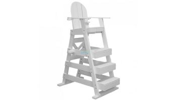 Tailwind Furniture 3-Step Lifeguard Chair | 50" Seat | White | LG515W