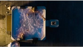MSpa Frame Series Oslo Inflatable Bubble & Jet Spa | Luxury Wood-Like Finish | 6-Person | F-OS063W
