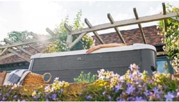 MSpa Frame Series Oslo Inflatable Bubble & Jet Spa | Luxury Wood-Like Finish | 6-Person | F-OS063W