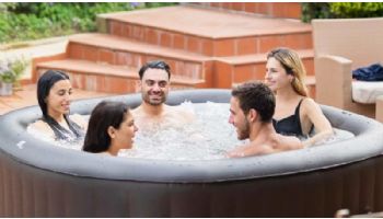 MSpa Urban Series Vito Inflatable Square Bubble Spa | 6-Person | U-VT061