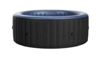 MSpa Comfort Series Bergen Inflatable Round Bubble Spa | Metallic Blue Liner | 4-Person | C-BE042