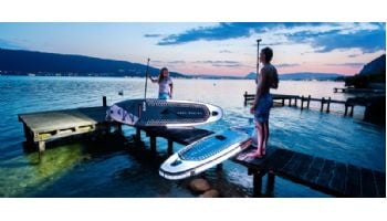 Aqua Marina Glow All-Around iSUP | Ambient Light System with Safety Leash | 10' 4"L x 31"W | BT-24GL