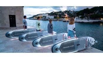 Aqua Marina Glow All-Around iSUP | Ambient Light System with Safety Leash | 10' 4"L x 31"W | BT-24GL