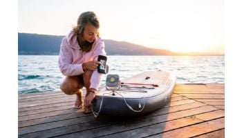 Aqua Marina Glow All-Around iSUP | Ambient Light System with Safety Leash | 10' 4"L x 31"W | BT-24GL