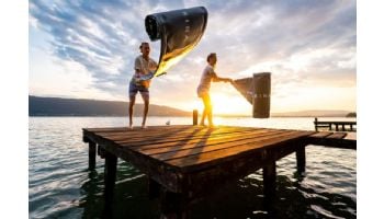 Aqua Marina Glow All-Around iSUP | Ambient Light System with Safety Leash | 10' 4"L x 31"W | BT-24GL