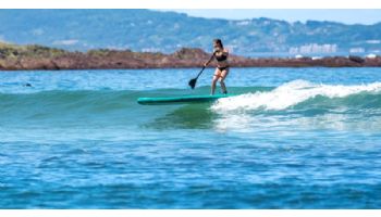 Aqua Marina All-Around iSUP | Aluminum Sports III Paddle with Safety Leash | Breeze - Silver Tree | 9' 10" x 30" | BT-23BRP