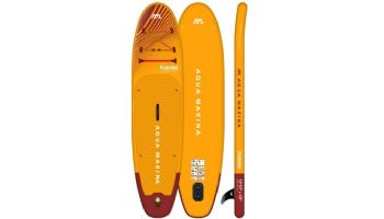 Aqua Marina All-Around iSUP | Aluminum Sports III Paddle with Safety Leash | Fusion - Before Sunset | 10' 10" x 32" | BT-23FUP