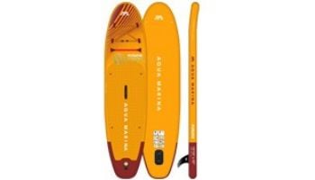 Aqua Marina All-Around iSUP | Aluminum Sports III Paddle with Safety Leash | Fusion - Before Sunset | 10' 10" x 32" | BT-23FUP