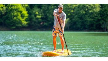 Aqua Marina All-Around iSUP | Aluminum Sports III Paddle with Safety Leash | Fusion - Before Sunset | 10' 10" x 32" | BT-23FUP