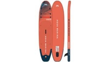 Aqua Marina All-Around iSUP | Aluminum Sports III Paddle with Safety Leash | Monster - Sky Glider | 12' x 33" | BT-23MOP