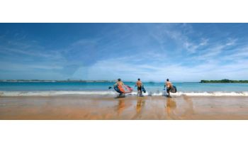 Aqua Marina All-Around Advanced iSUP | Carbon / Fiberglass Hybrid Pastel Paddle and Coil Leash | Beast - Aqua Splash | 10' 6" x 32" | BT-23BEP