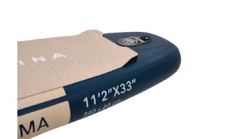 Aqua Marina All-Around Advanced iSUP | Carbon / Fiberglass Hybrid Pastel Paddle and Coil Leash | Magma - Earth Wave | 11' 2" x 33" | BT-23MAP
