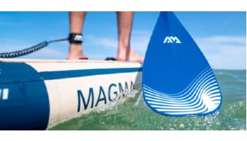 Aqua Marina All-Around Advanced iSUP | Carbon / Fiberglass Hybrid Pastel Paddle and Coil Leash | Magma - Earth Wave | 11' 2" x 33" | BT-23MAP