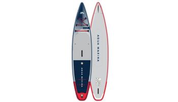 Aqua Marina Touring iSUP | Coil Leash | Hyper - Navy | 12' 6" x 32" | BT-23HY02