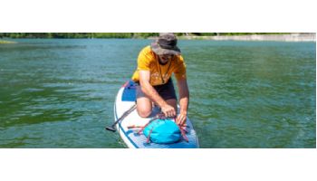 Aqua Marina Touring iSUP | Coil Leash | Hyper - Navy | 12' 6" x 32" | BT-23HY02