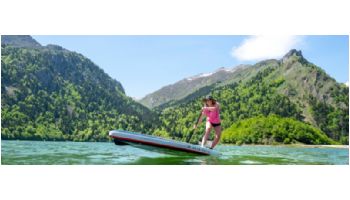 Aqua Marina Touring iSUP | Coil Leash | Hyper - Navy | 12' 6" x 32" | BT-23HY02