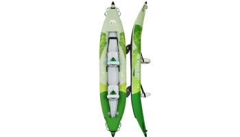 Aqua Marina Betta-412 Recreational Inflatable Kayak | Paddle Set Included | 2-Person | 13' 6" x 31" | BE-412
