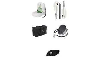Aqua Marina Betta-412 Recreational Inflatable Kayak | Paddle Set Included | 2-Person | 13' 6" x 31" | BE-412