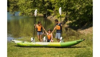 Aqua Marina Betta-412 Recreational Inflatable Kayak | Paddle Set Included | 2-Person | 13' 6" x 31" | BE-412