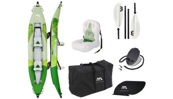 Aqua Marina Betta-412 Recreational Inflatable Kayak | Paddle Set Included | 2-Person | 13' 6" x 31" | BE-412