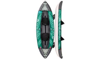 Aqua Marina Laxo-320 Recreational Inflatable Kayak | Paddle Set Included | 2-Person | 10' 6" x 37" | LA-320