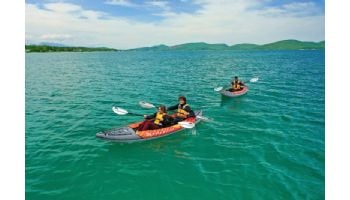 Aqua Marina Memba-330 Touring Inflatable Kayak | Paddle Included | 1-Person | 10' 10" x 35" | ME-330