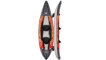 Aqua Marina Memba-390 Touring Inflatable Kayak | Paddle Set Included | 2-Person | 12' 10" x 35" | ME-390