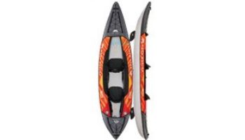 Aqua Marina Memba-390 Touring Inflatable Kayak | Paddle Set Included | 2-Person | 12' 10" x 35" | ME-390
