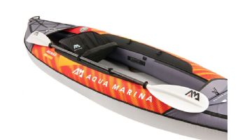 Aqua Marina Memba-390 Touring Inflatable Kayak | Paddle Set Included | 2-Person | 12' 10" x 35" | ME-390