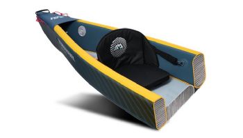 Aqua Marina Tomahawk Air High Pressure Speed Inflatable Kayak | Paddle Not Included | 2-Person | 14' 5" x 31" | AIR-K 440