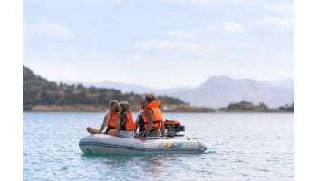 Aqua Marina A-Deluxe Inflatable Speed Boat | Aluminum Floor | 3+1 Person | 9' 1" x 4' 11" | BT-88850AL