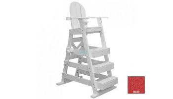 Tailwind Furniture 3-Step Lifeguard Chair | 50" Seat | Red | LG515R