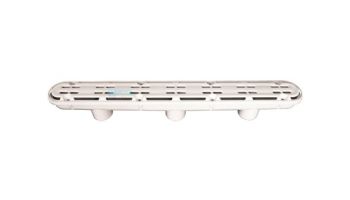 AquaStar 32" Anti-Entrapment Anti-Vortex Style Channel Drain Only | No Frames | White | 32CDAVNFK101